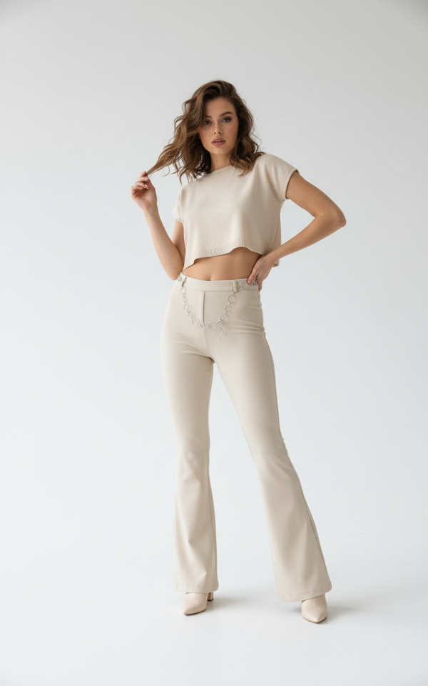 Hira Zincirli Pantolon