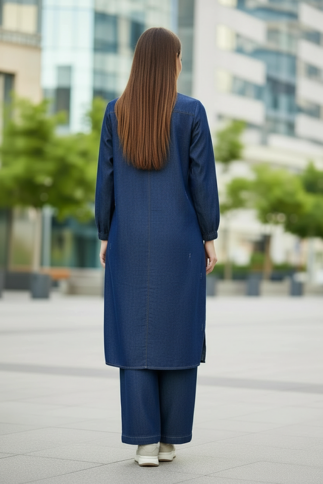 Tensel İkili Kot Takım