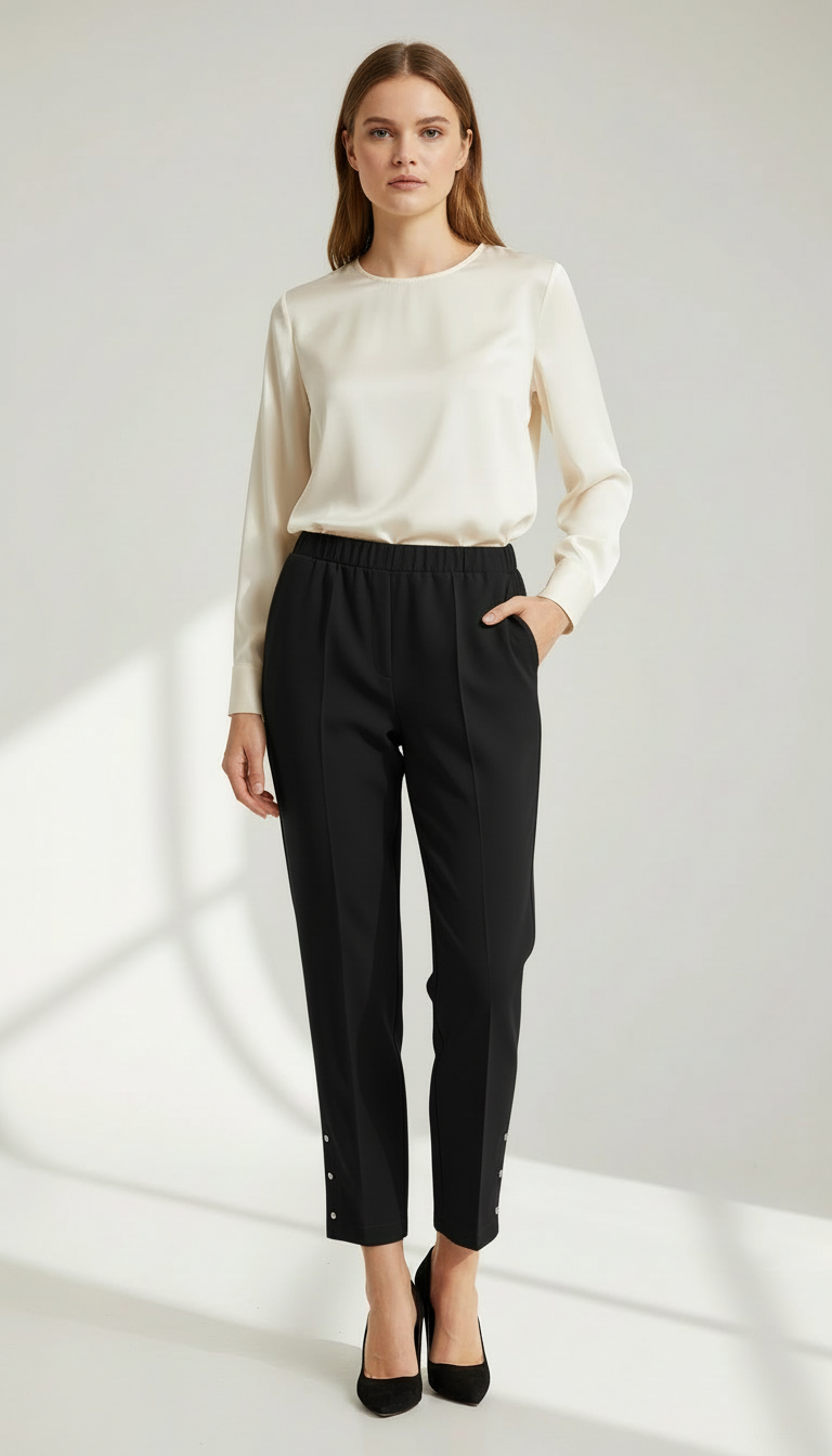 Yanı Çakmalı Pantolon