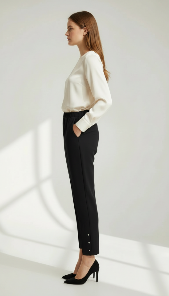 Yanı Çakmalı Pantolon