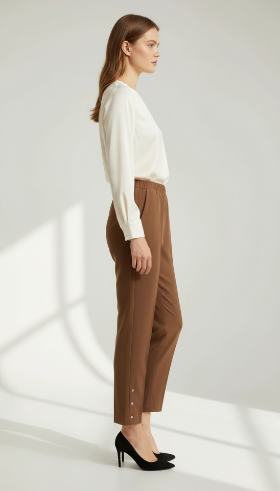 Yanı Çakmalı Pantolon