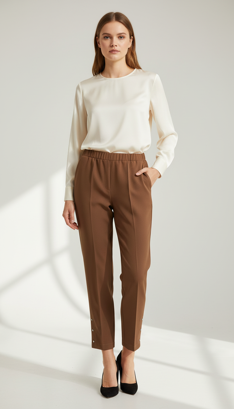 Yanı Çakmalı Pantolon