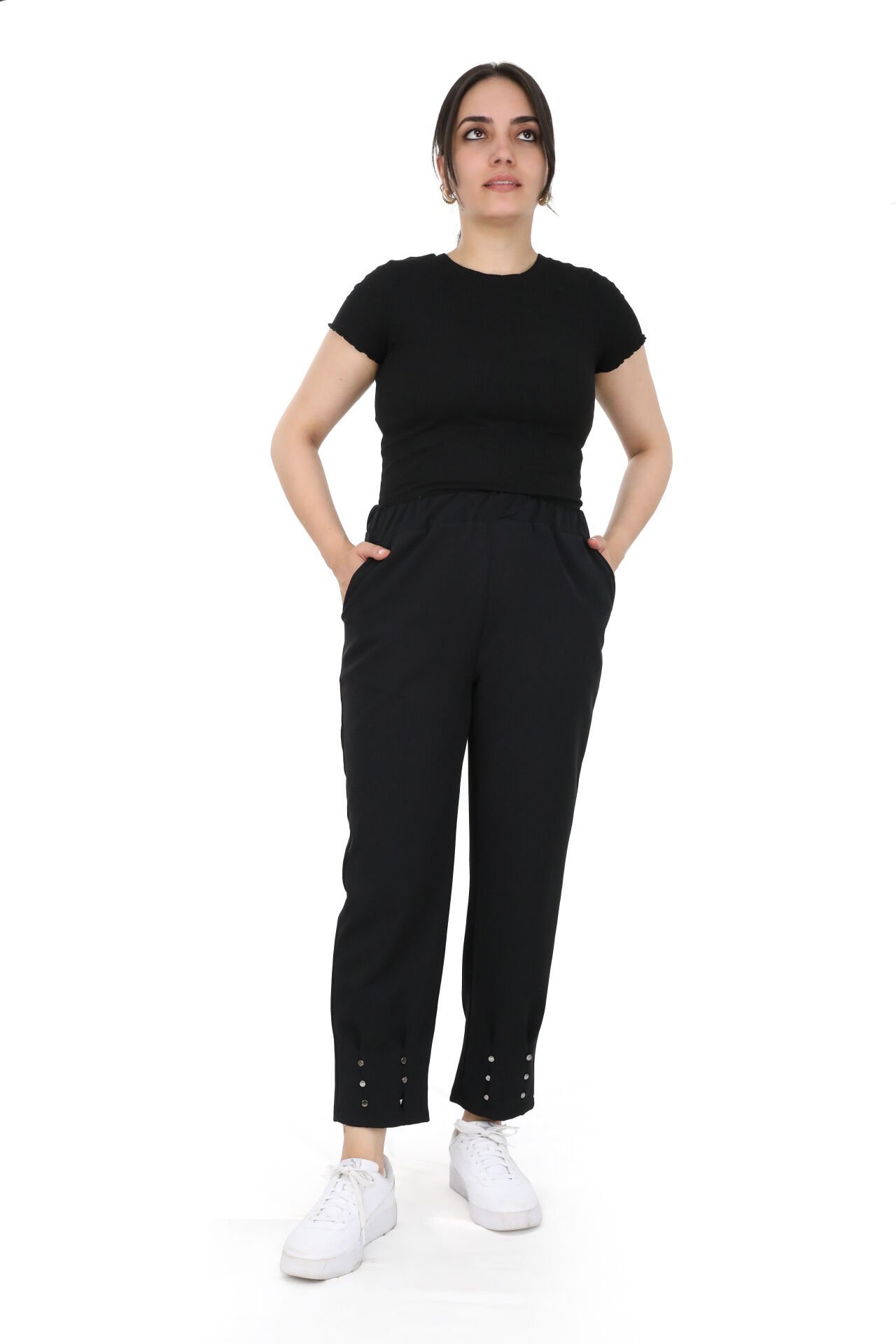 Paça Detaylı Pantolon