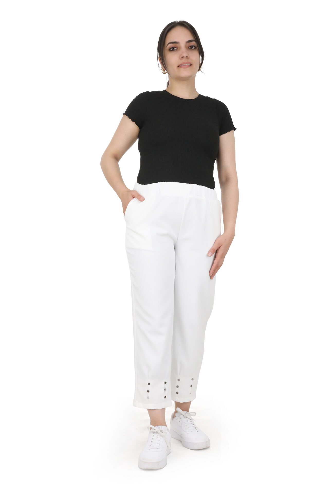 Paça Detaylı Pantolon