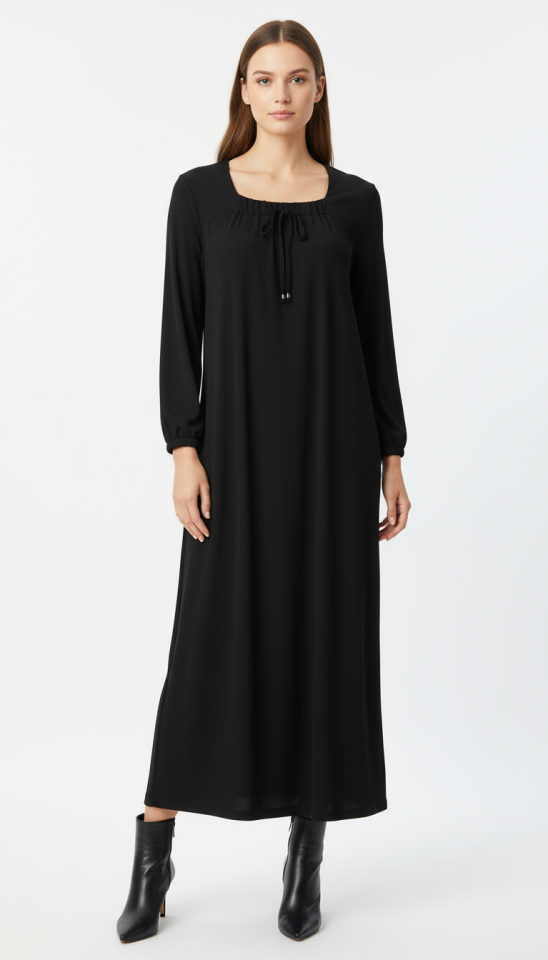 ATLAS BÜZGÜLÜ ELBİSE