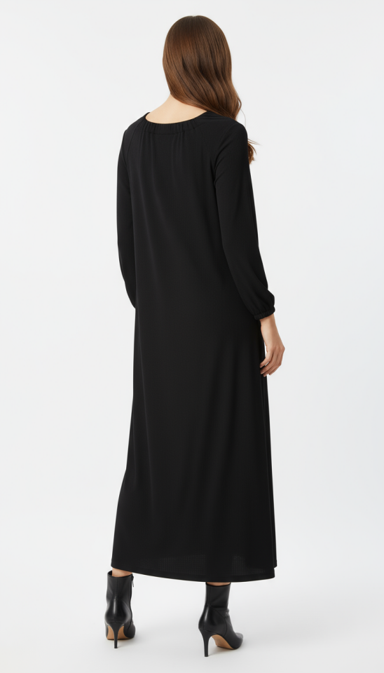 ATLAS BÜZGÜLÜ ELBİSE