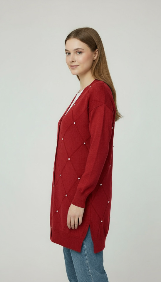 TAŞ MODELLİ UZUN HIRKA