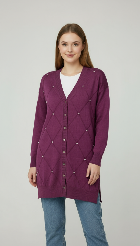 TAŞ MODELLİ UZUN HIRKA