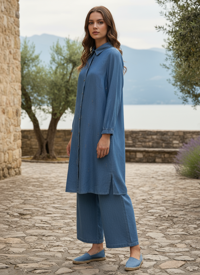 TAŞLI UZUN KOT TAKIM