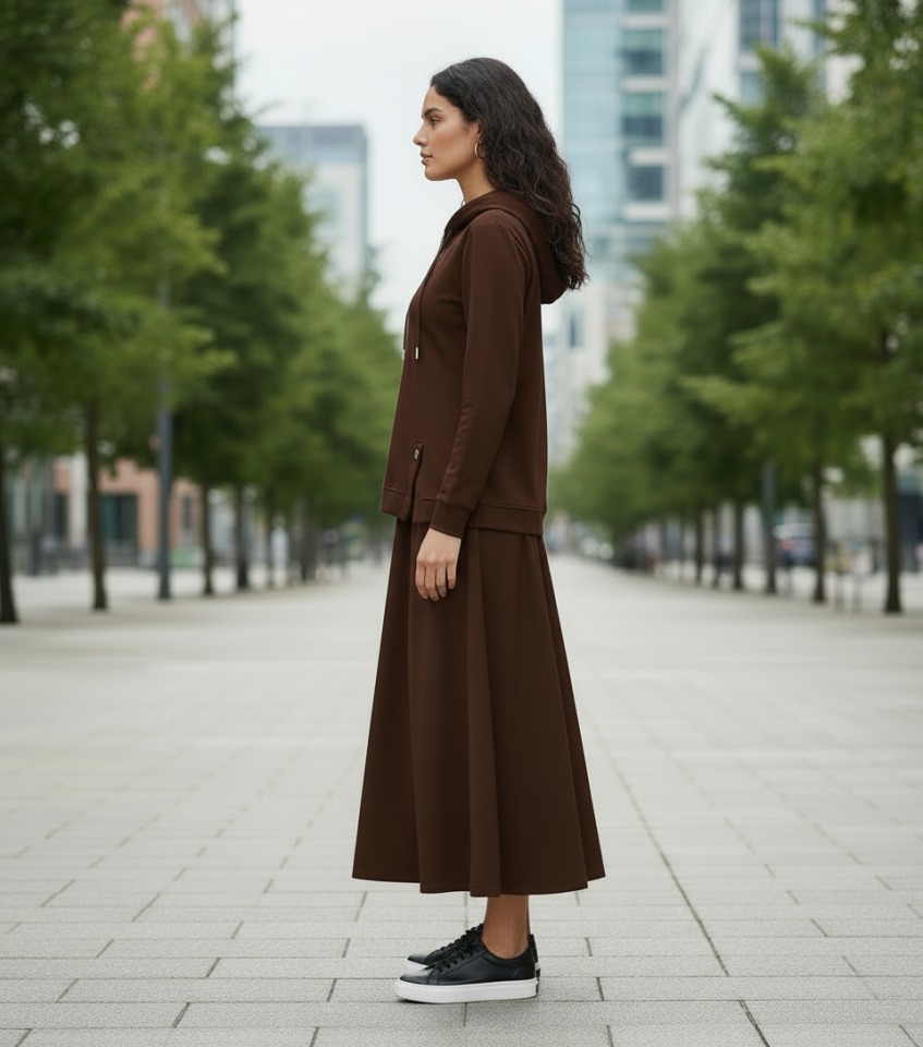 YARIM FERMUARLI KAPŞONLU TAKIM