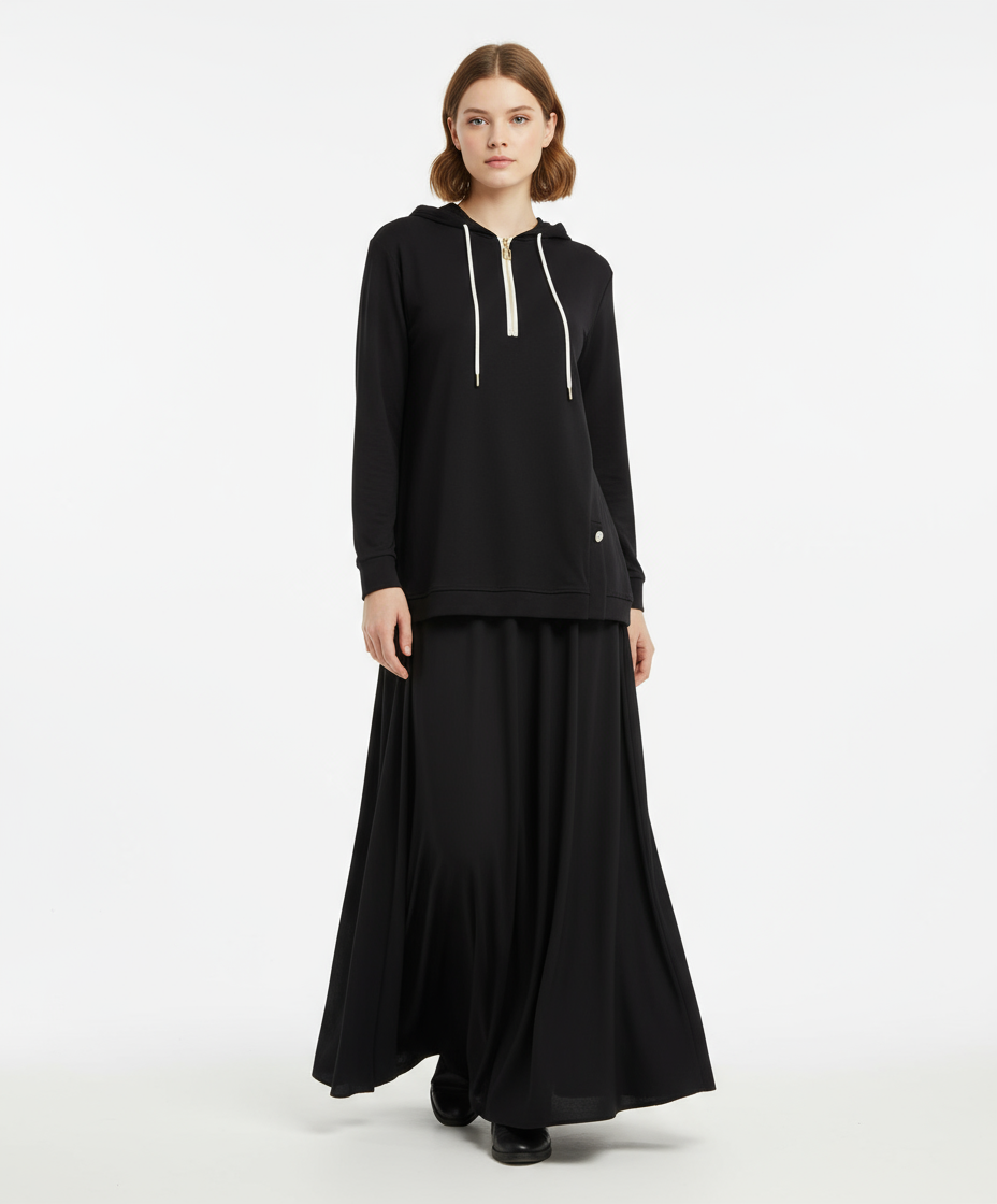 YARIM FERMUARLI KAPŞONLU TAKIM