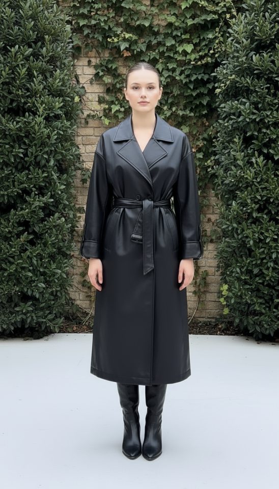 APOLETLİ DERİ KABAN