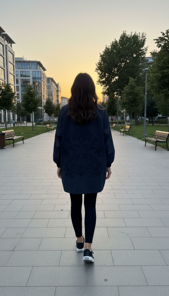 ARKASI NAKIŞLI PARAŞÜT KAP