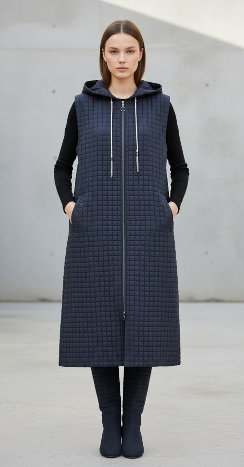 FERMUARLI KAPİTONE YELEK