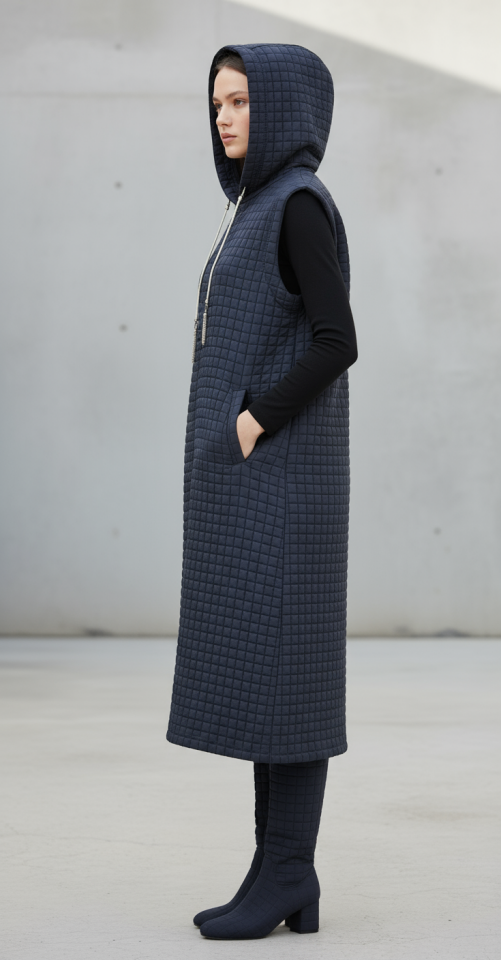 FERMUARLI KAPİTONE YELEK