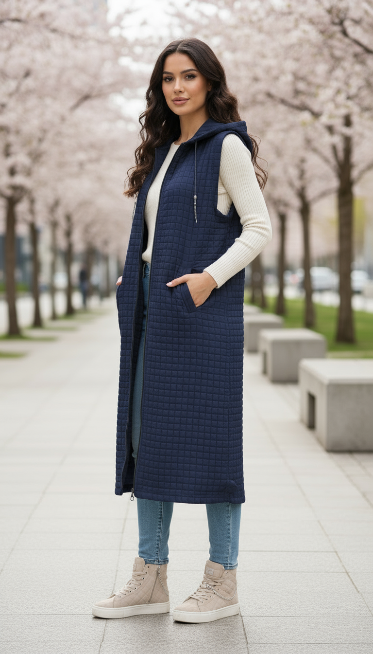 FERMUARLI KAPİTONE YELEK