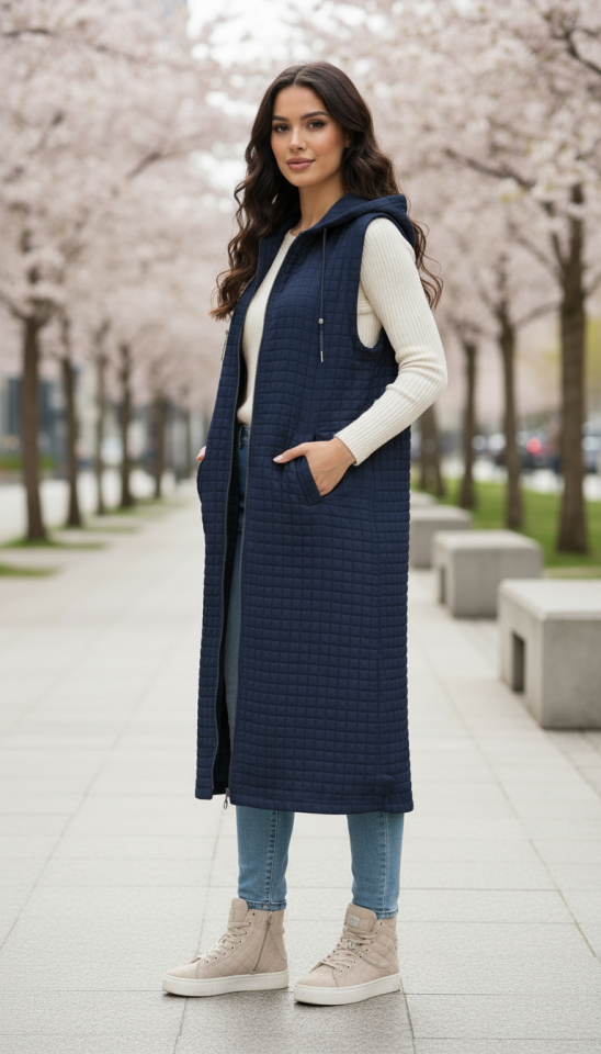 FERMUARLI KAPİTONE YELEK