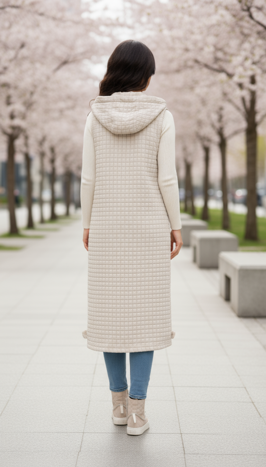 FERMUARLI KAPİTONE YELEK