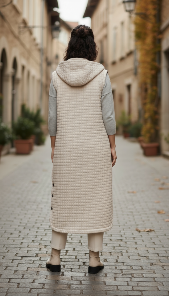 YANI DÜĞMELİ YELEK