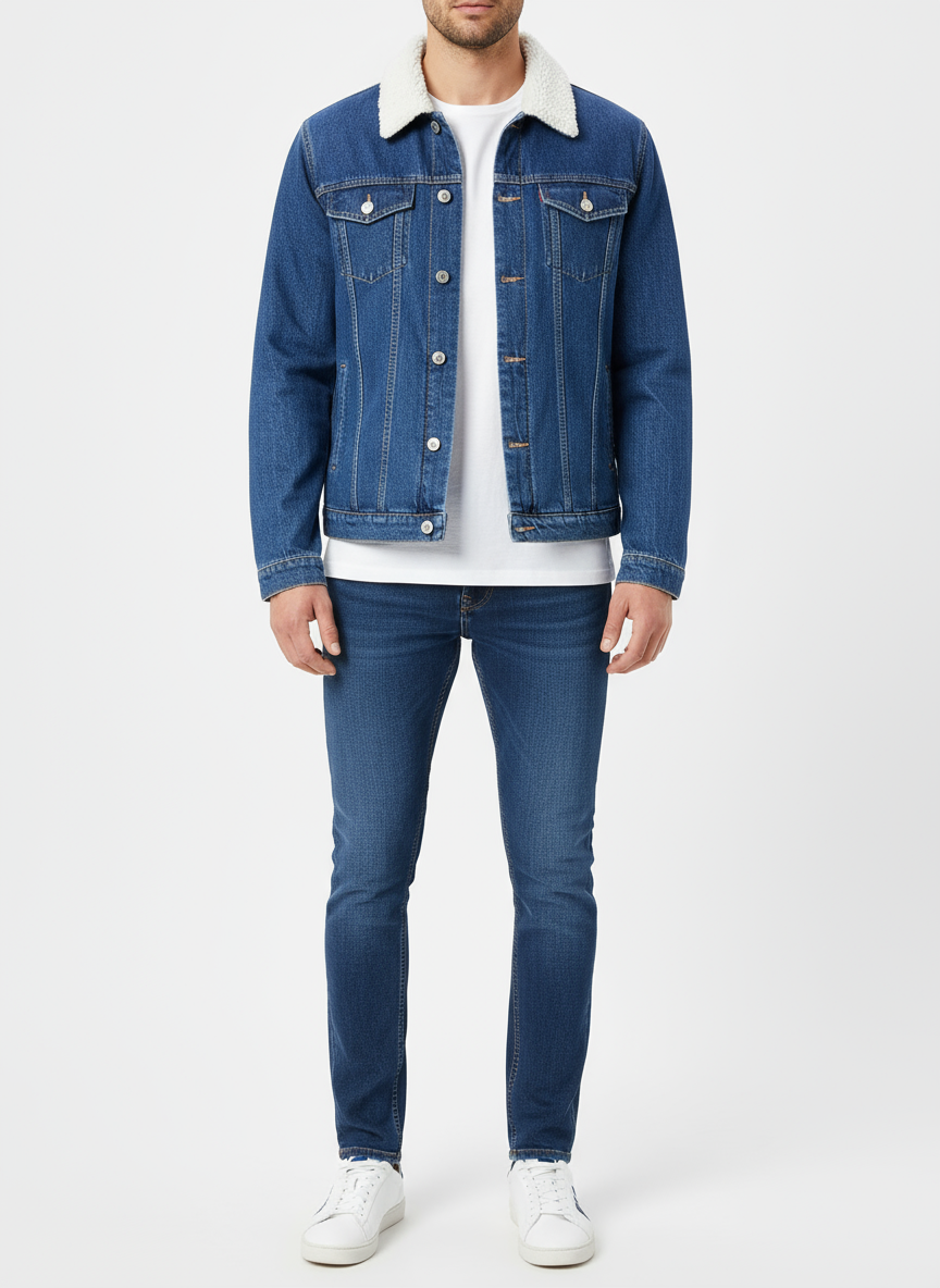 YAKASI KÜRTLÜ KOT CEKET