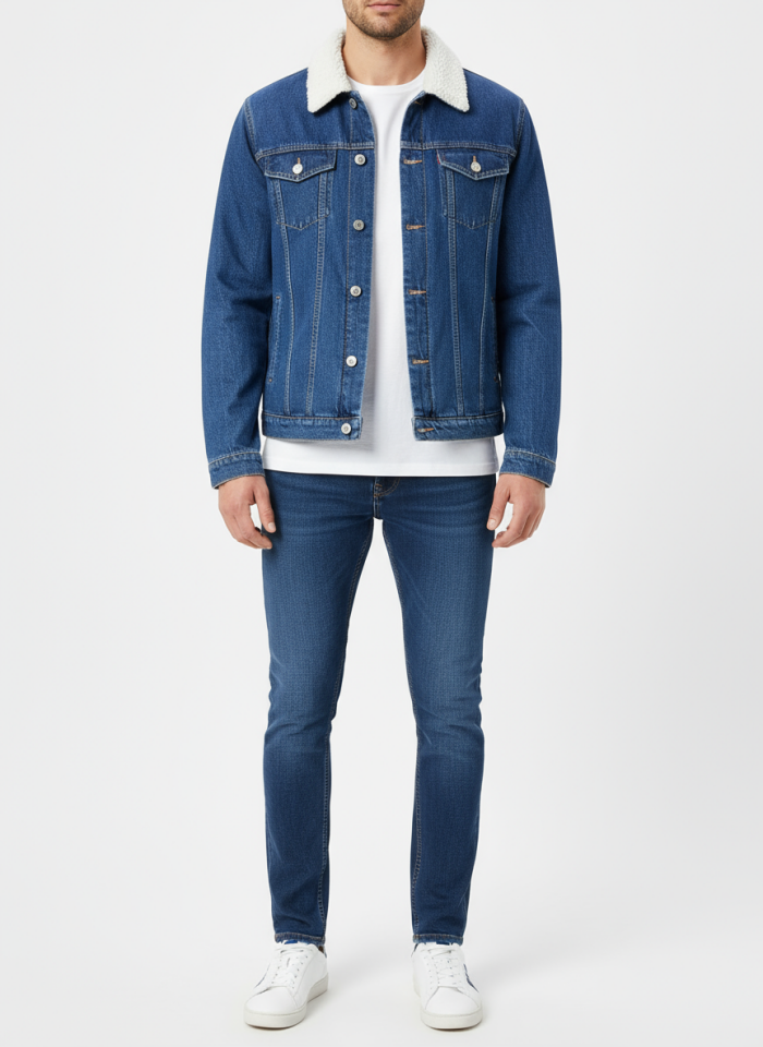 YAKASI KÜRTLÜ KOT CEKET