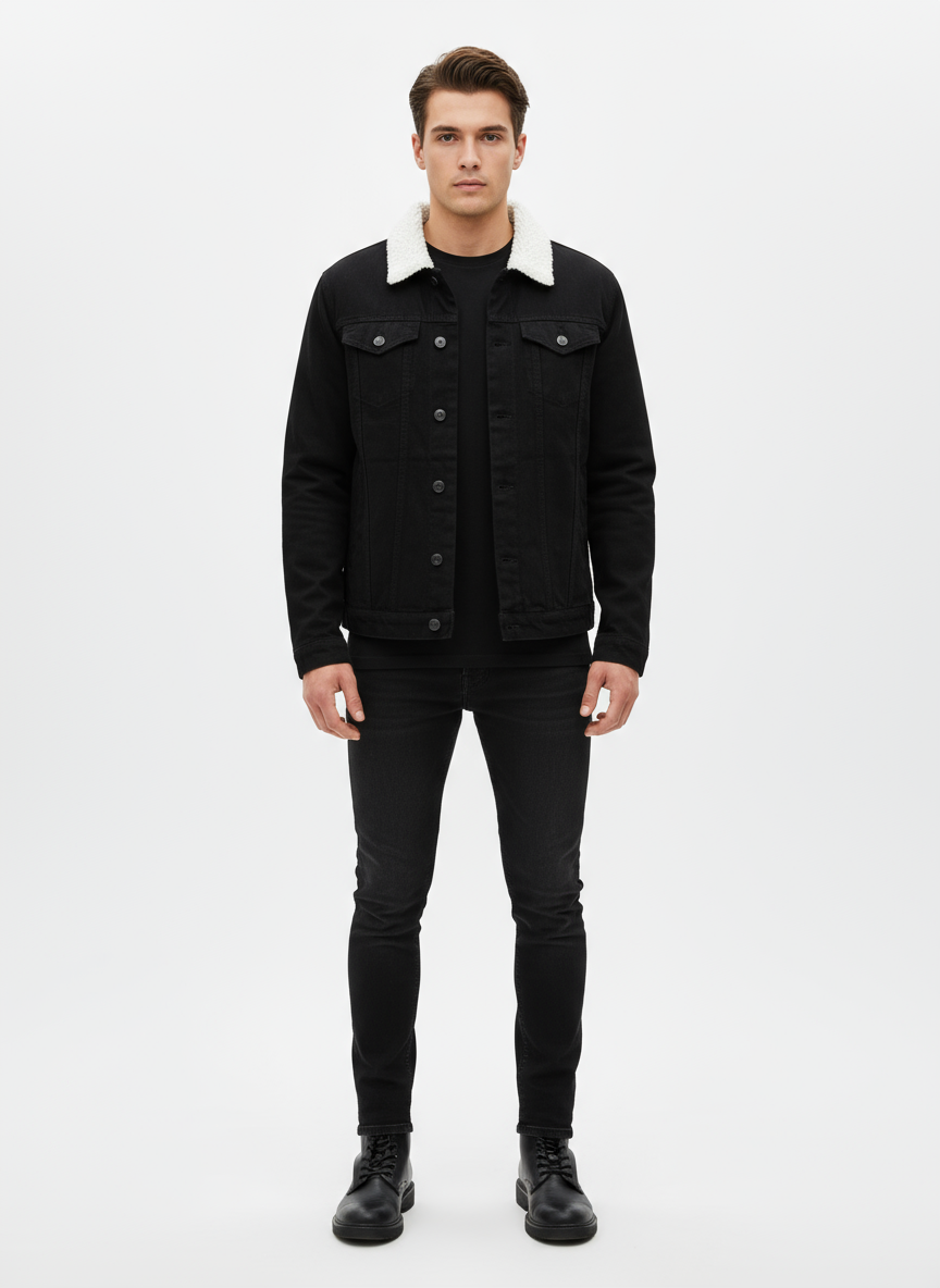 YAKASI KÜRTLÜ KOT CEKET