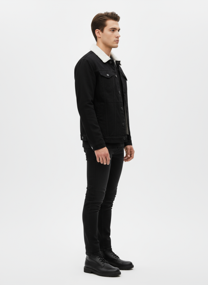 YAKASI KÜRTLÜ KOT CEKET