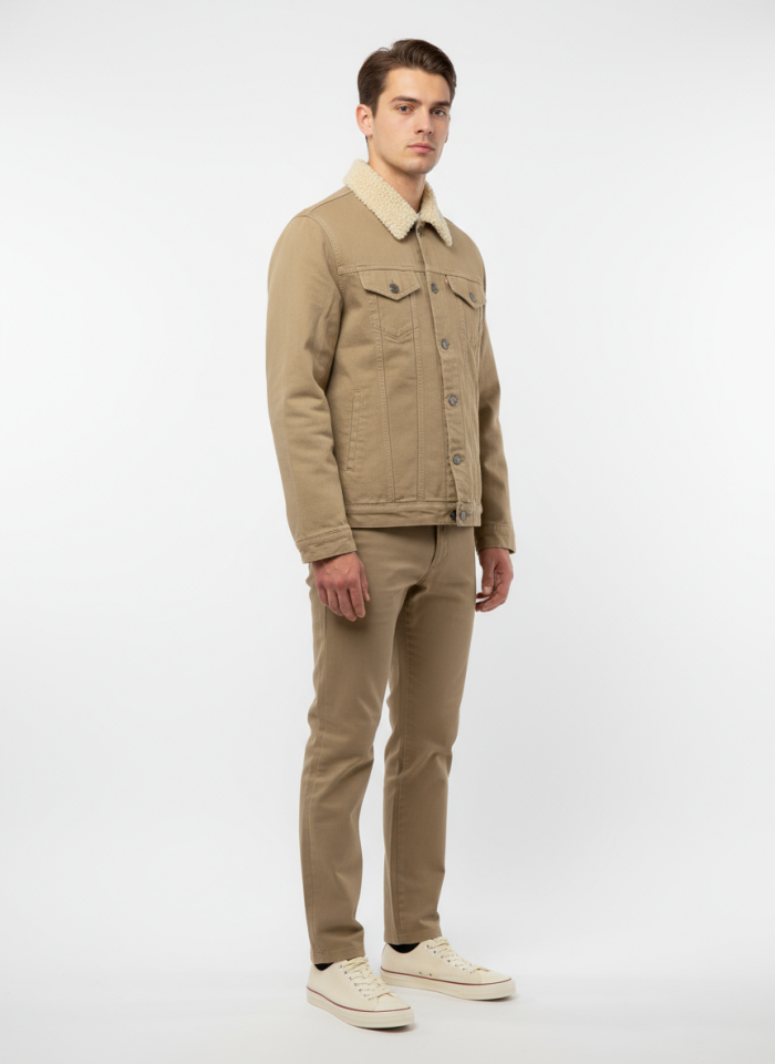 YAKASI KÜRTLÜ KOT CEKET