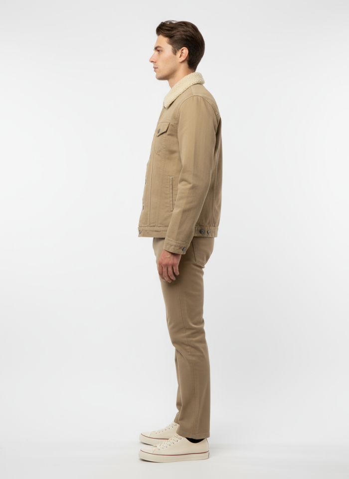 YAKASI KÜRTLÜ KOT CEKET