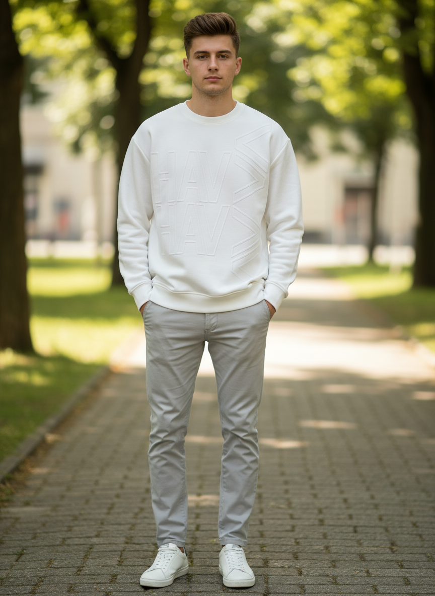 SIFIR YAKA AVVA SWEATSHİRT