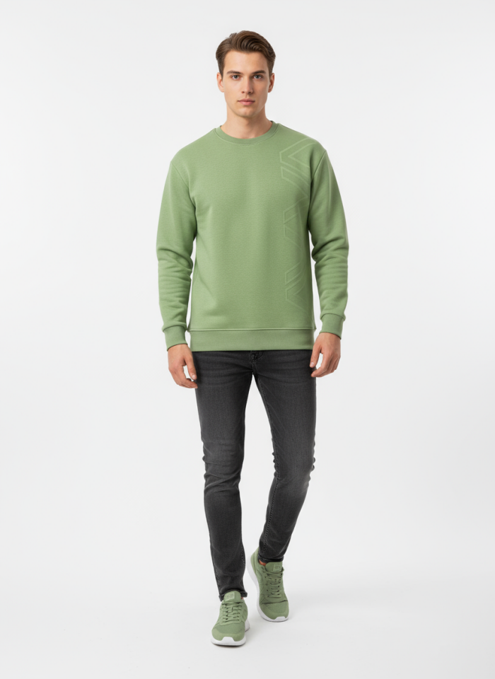 SIFIR YAKA AVVA SWEATSHİRT