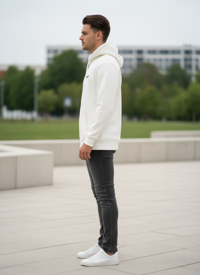 SVD BASKILI FERMUARLI SWEATSHİRT