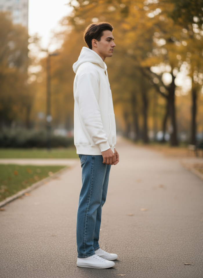 ÜÇ İP KAPŞONLU PULL&BEAR SWEATSHİRT