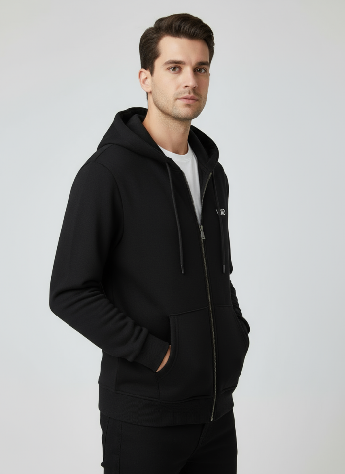 VOİD KAPŞONLU FERMUARLI SWEATSHİRT