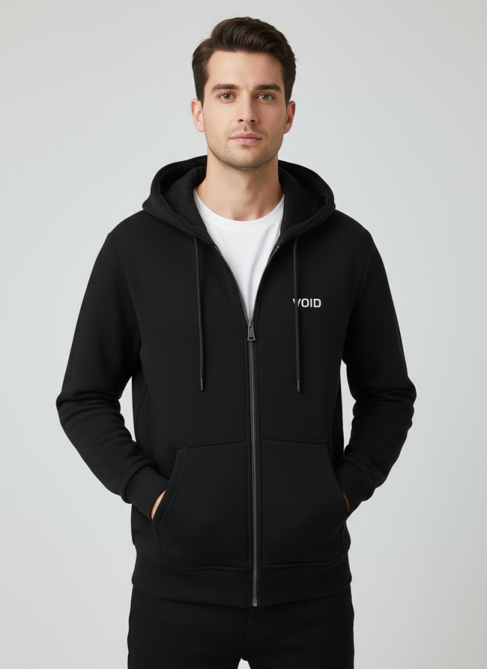 VOİD KAPŞONLU FERMUARLI SWEATSHİRT