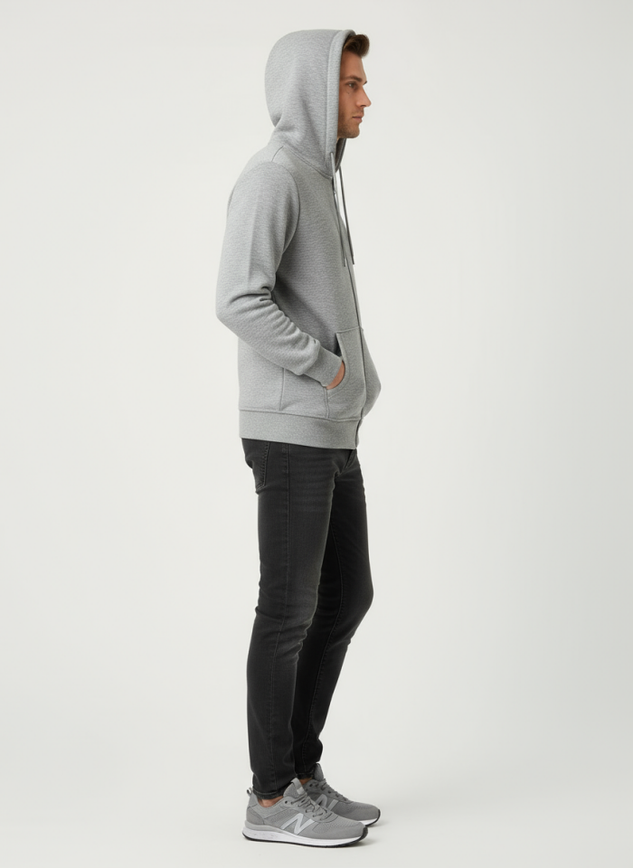 VOİD FERMUARLI KAPŞONLU SWEATSHİRT