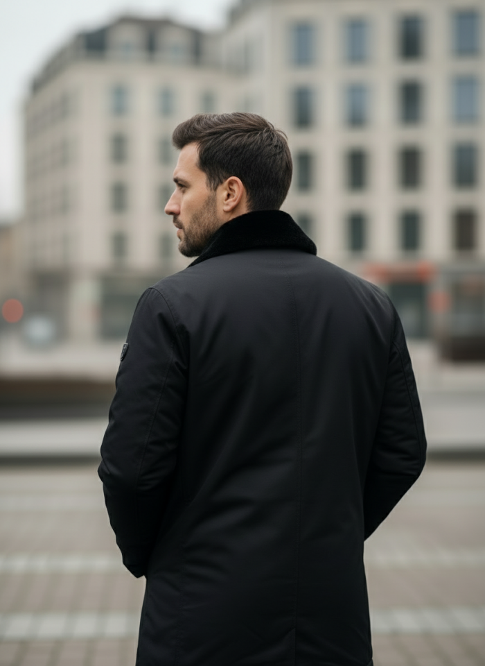 YAKASI KÜRKLÜ MONT